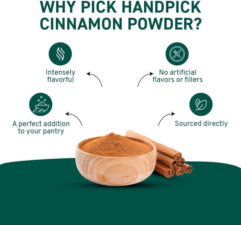 Handpick مسحوق القرفة الطبيعي 100% - 397 جرام - Image 4